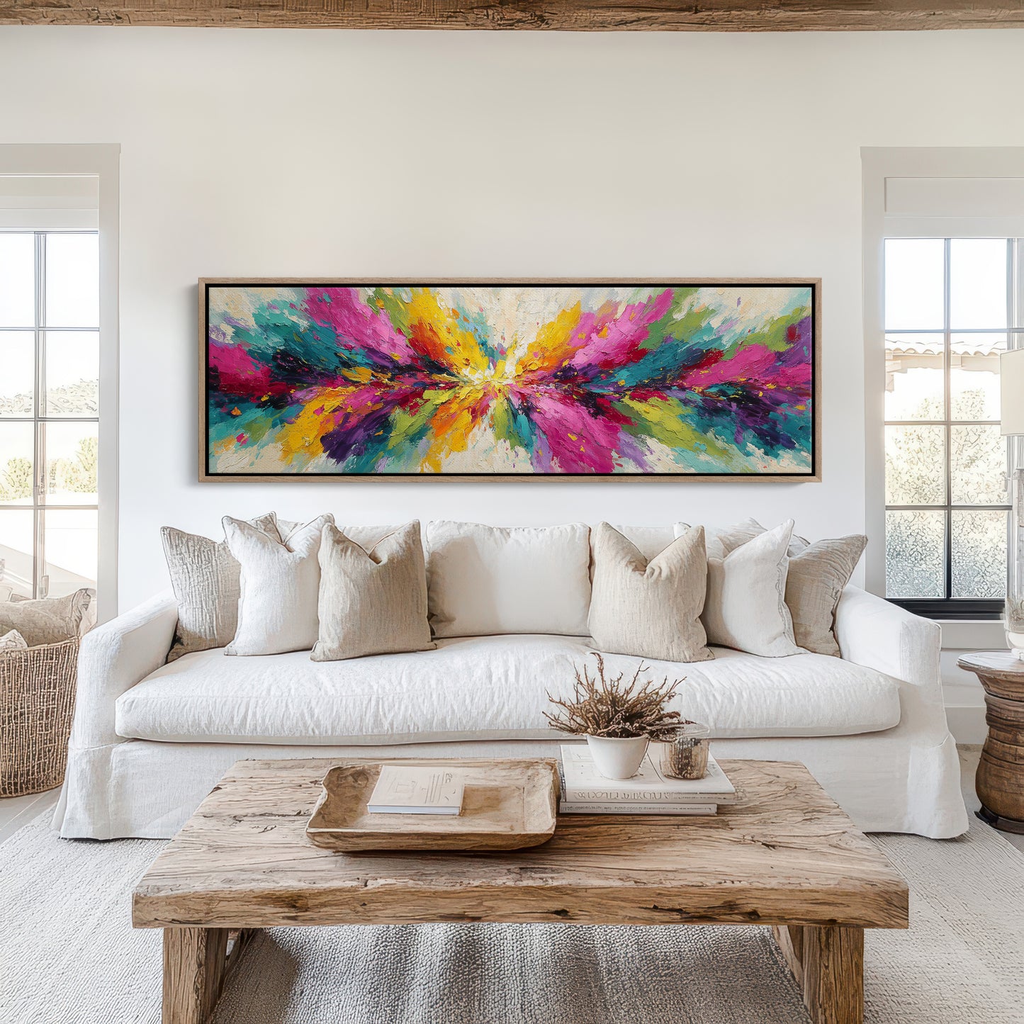 Explosion Of Color And Motion