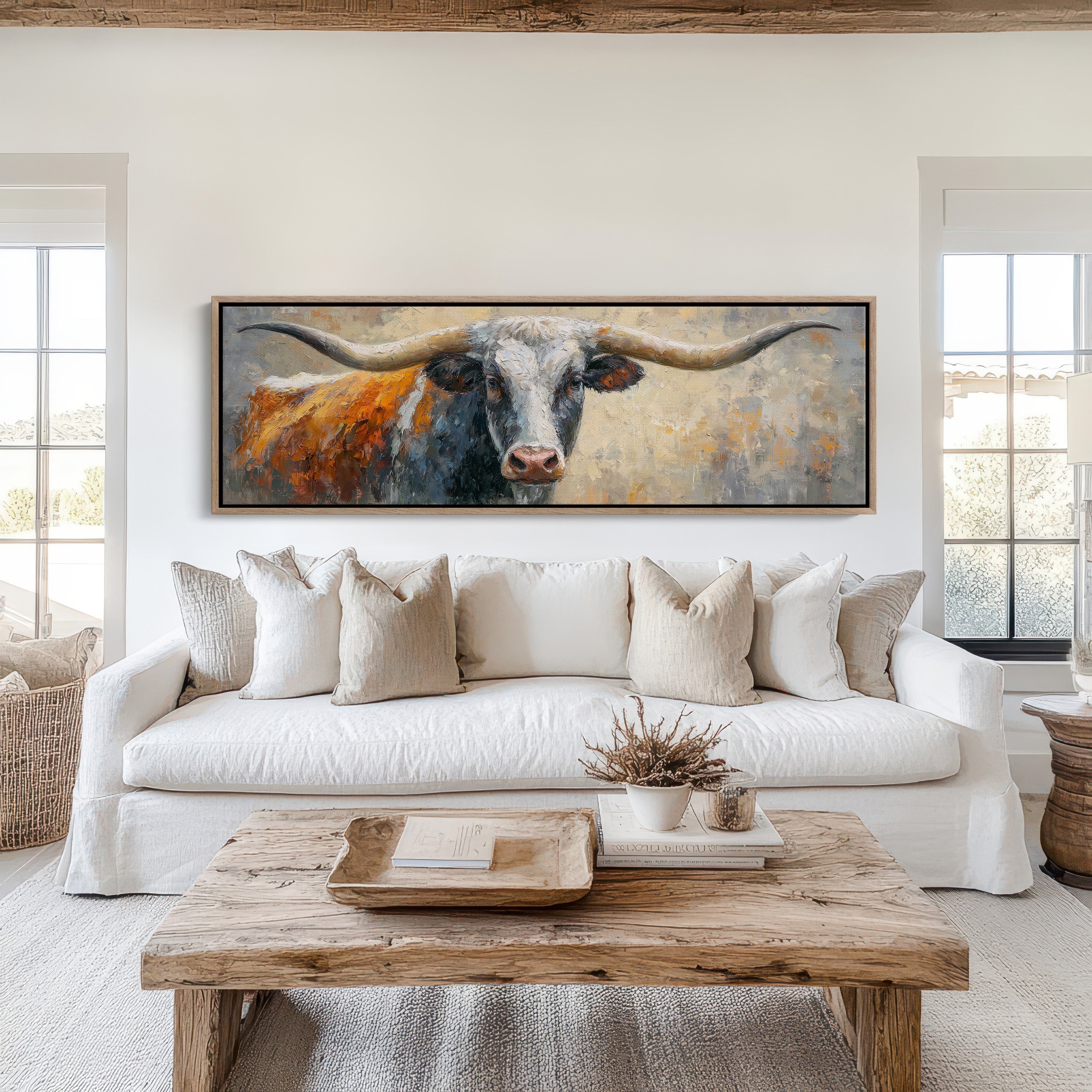 Majestic Longhorn Portrait