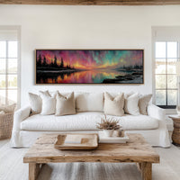 Northern Lights Over Still Waters