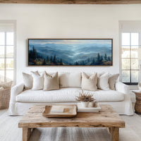 Misty Blue Mountain Valley