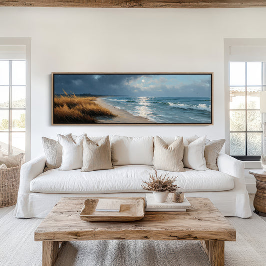 Moonlight Along the Storm Coast