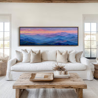 Pastel Mountains Drift at Dusk