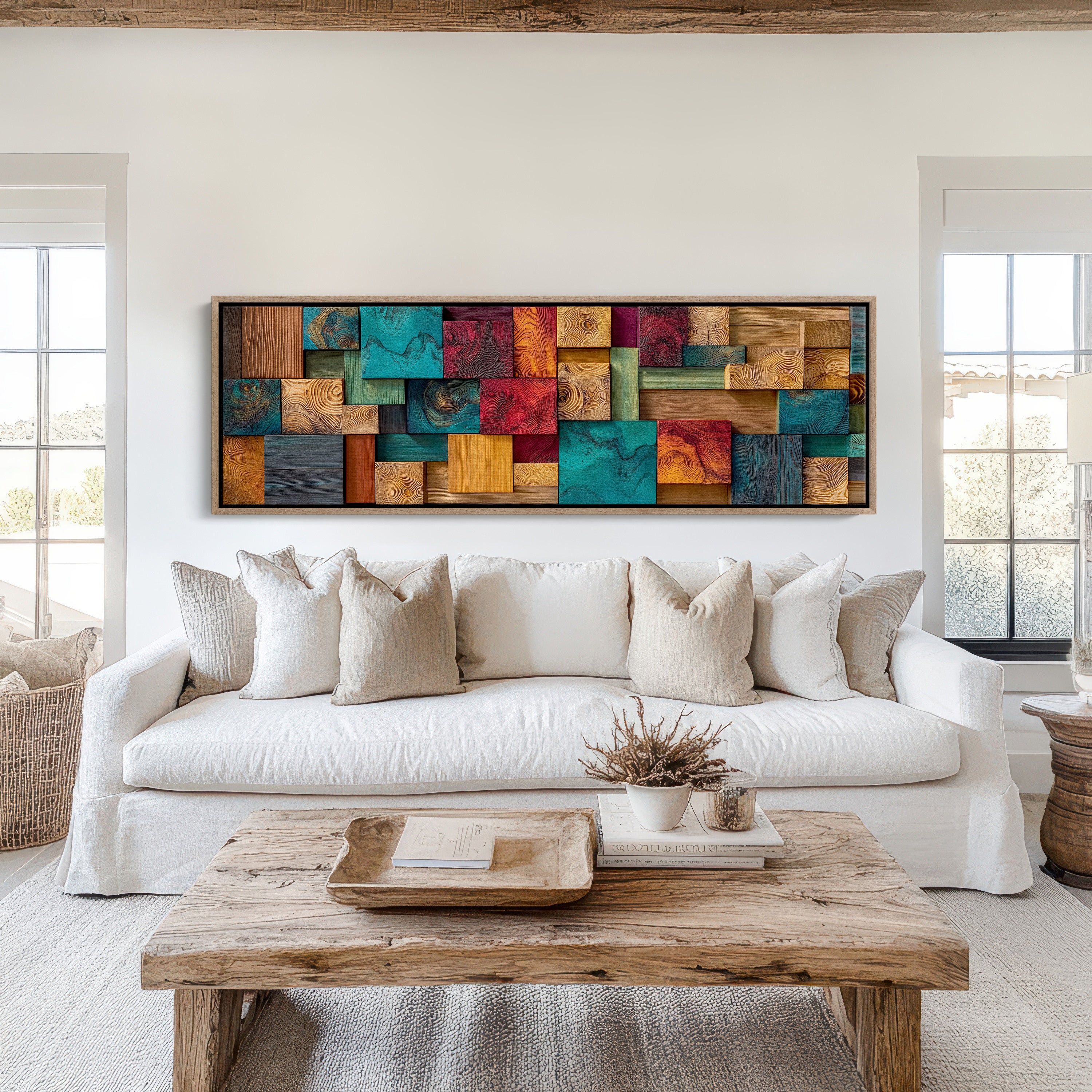 Colorblock Grain Mosaic