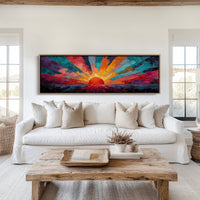 Sunburst in Painted Fire