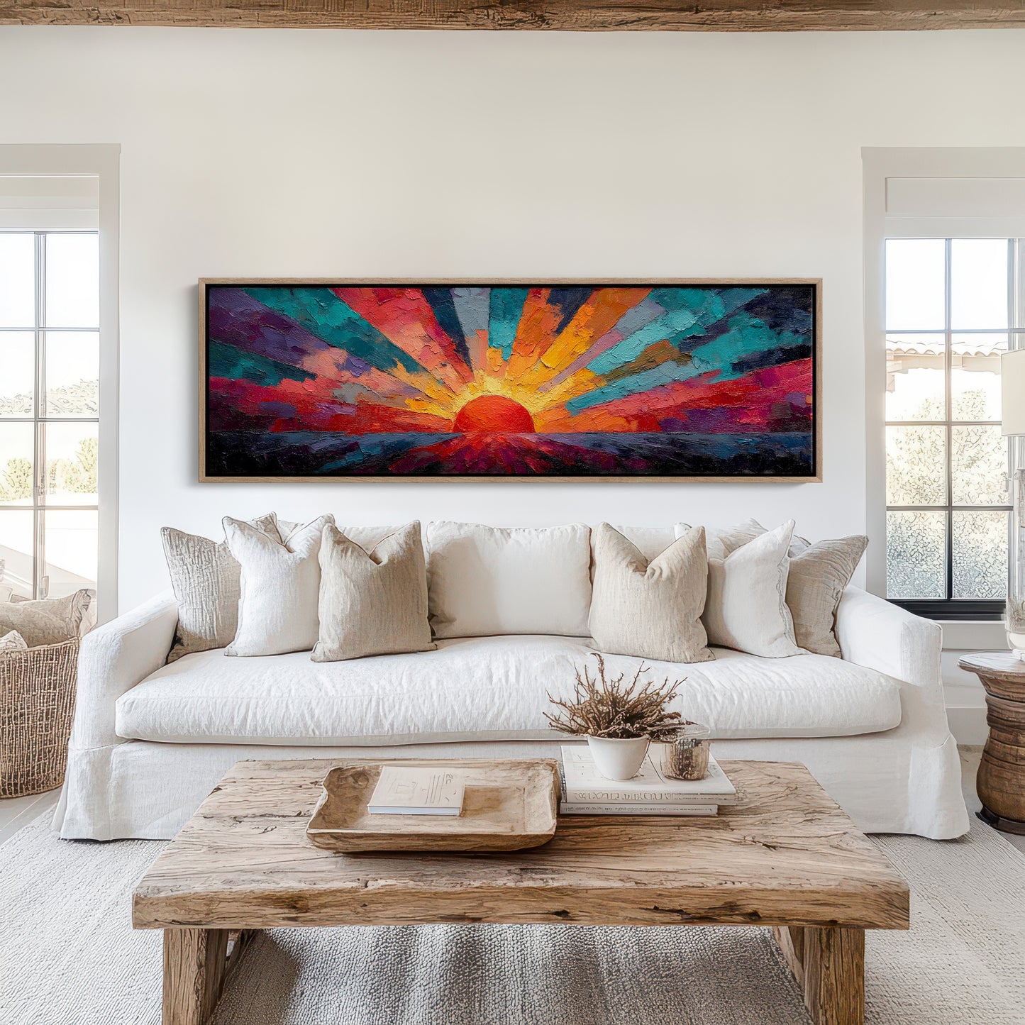 Sunburst in Painted Fire