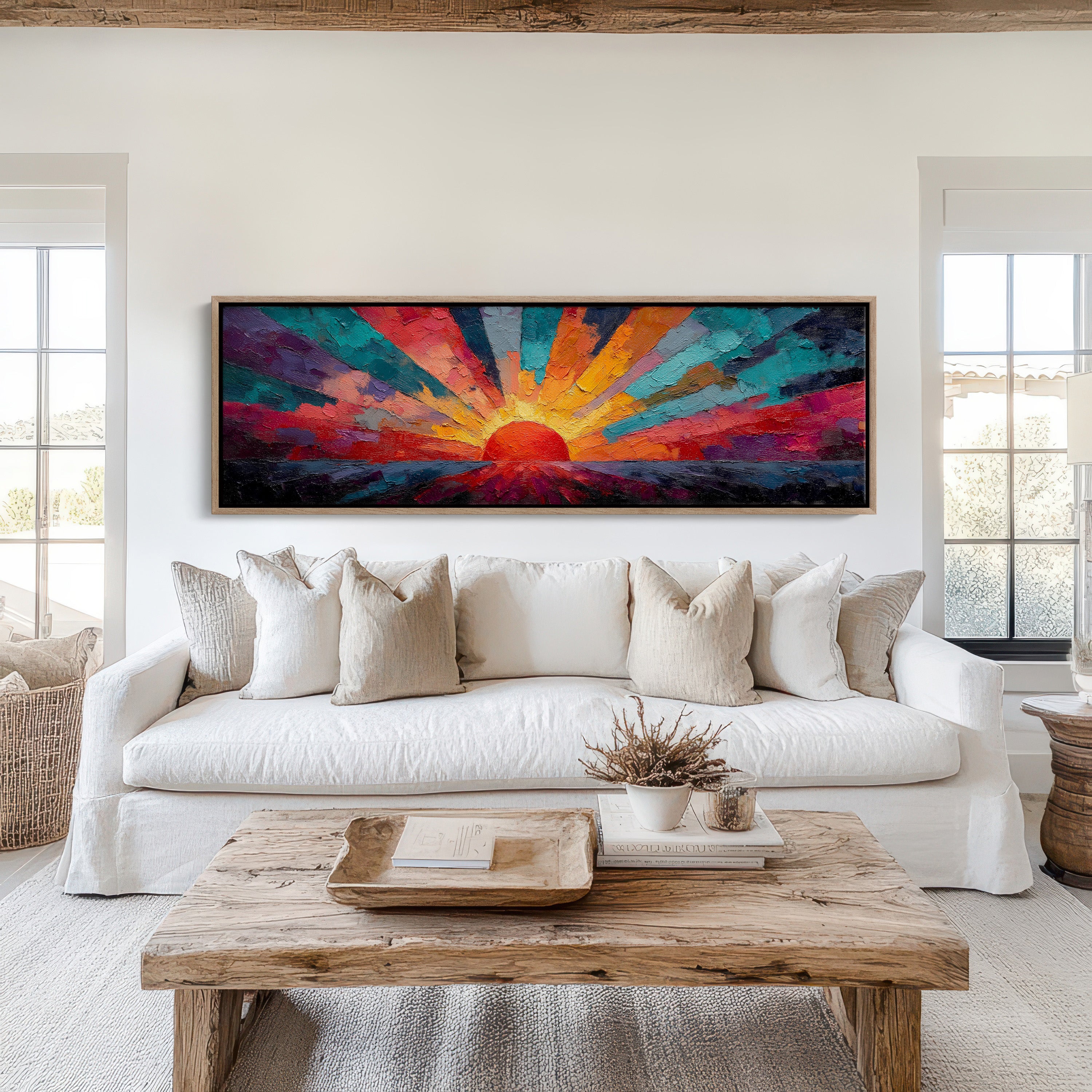 Sunburst in Painted Fire