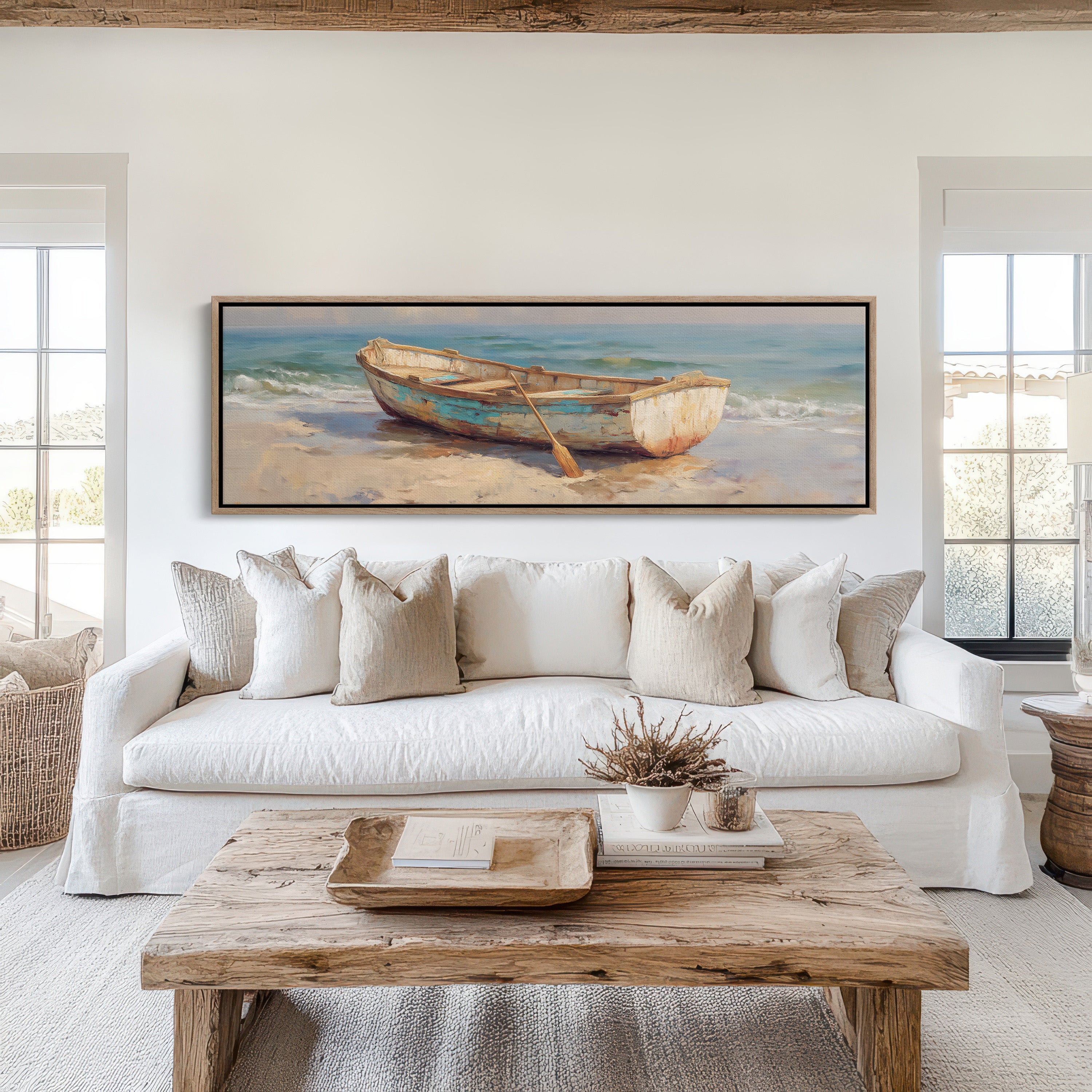 Boat Resting on Quiet Shores
