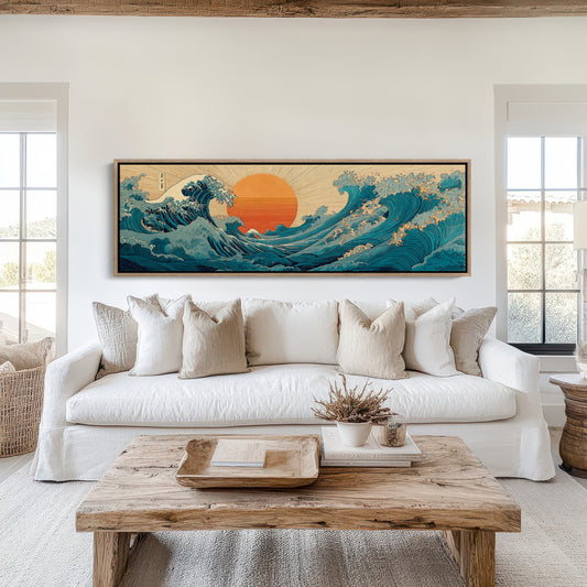 Waves Rise To Meet the Sun
