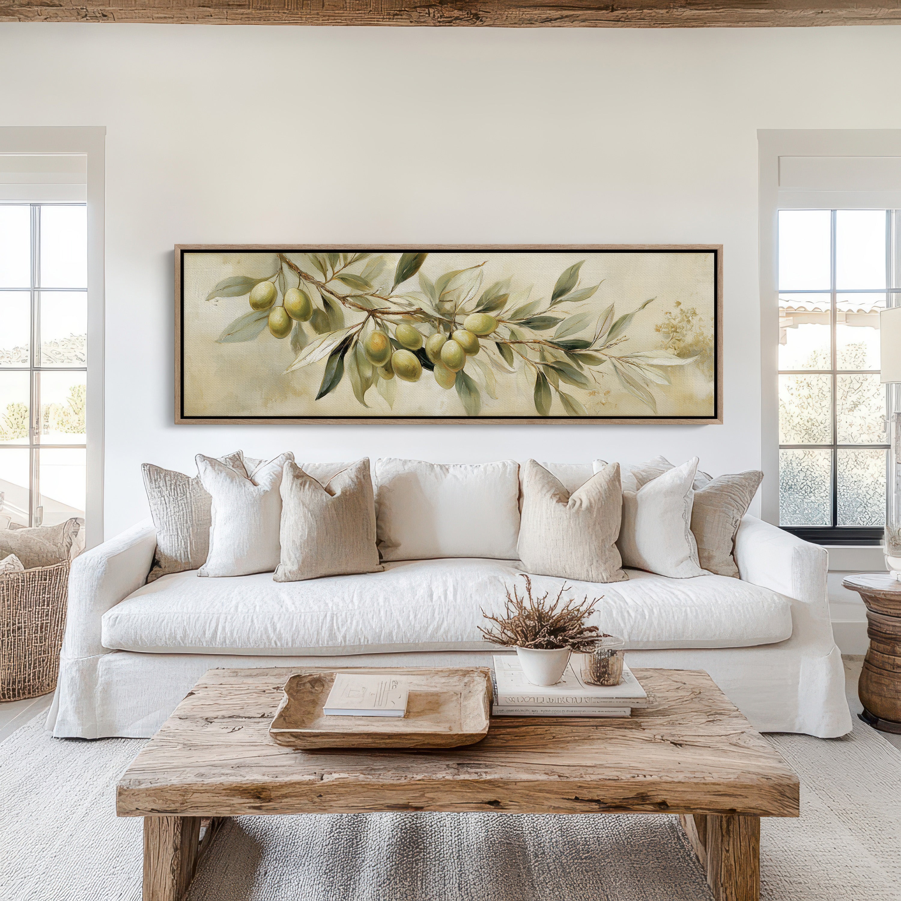 Olive Branch in Golden Light