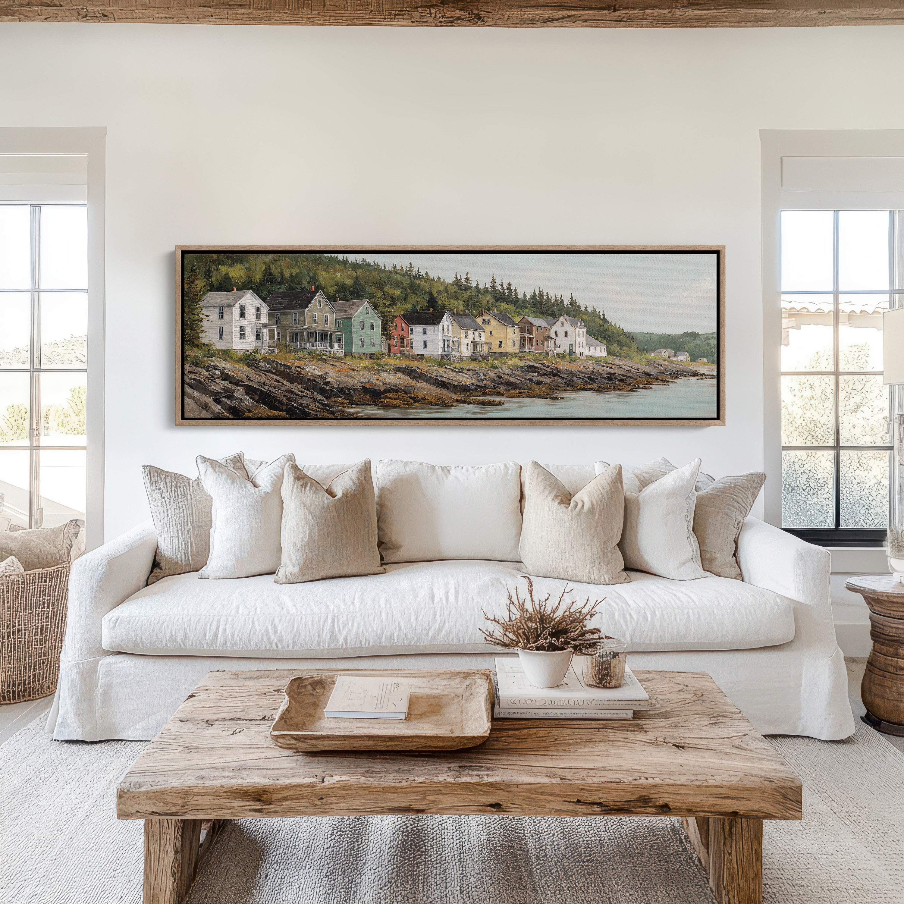 Cliffside Homes by the Quiet Bay