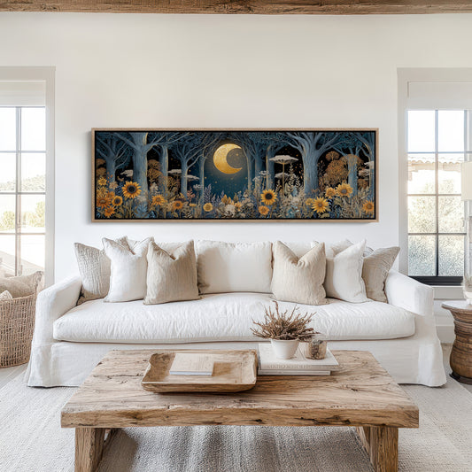 Moonlit Garden of Gold