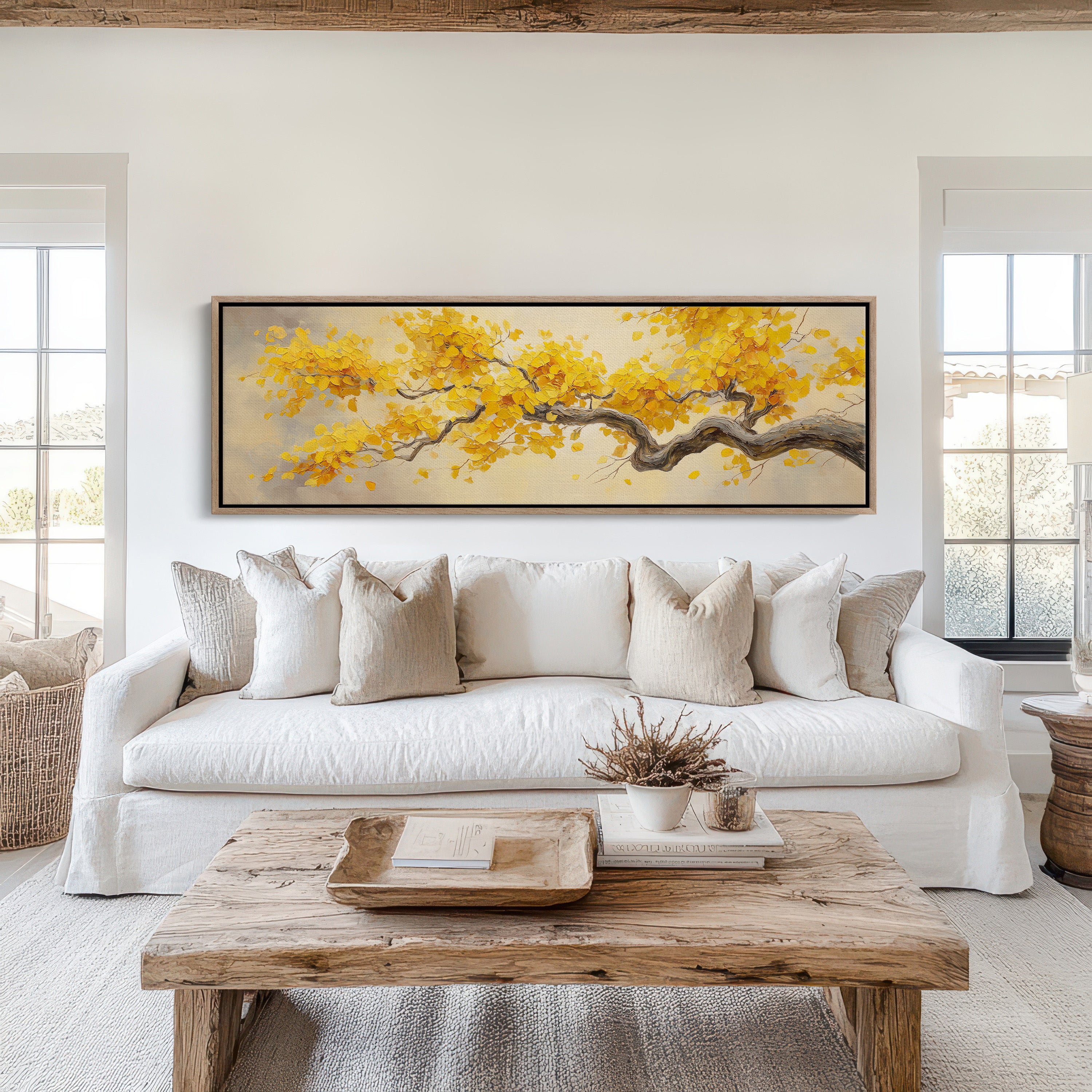 Golden Branch in Autumn Light