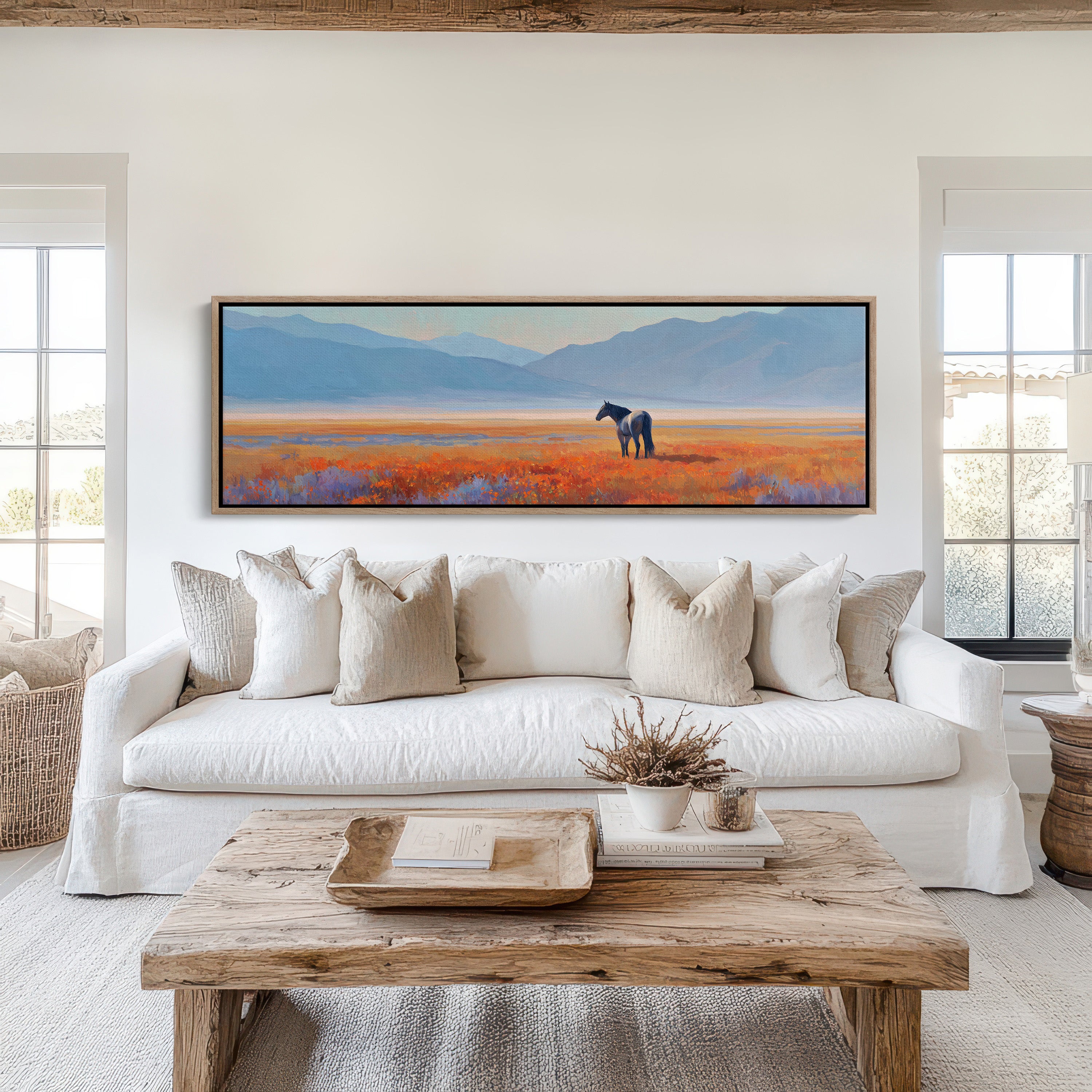 Horse Standing in the Painted Valley