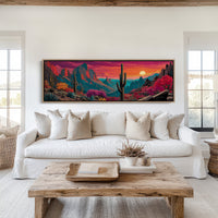 Desert Sunfall in Painted Canyons