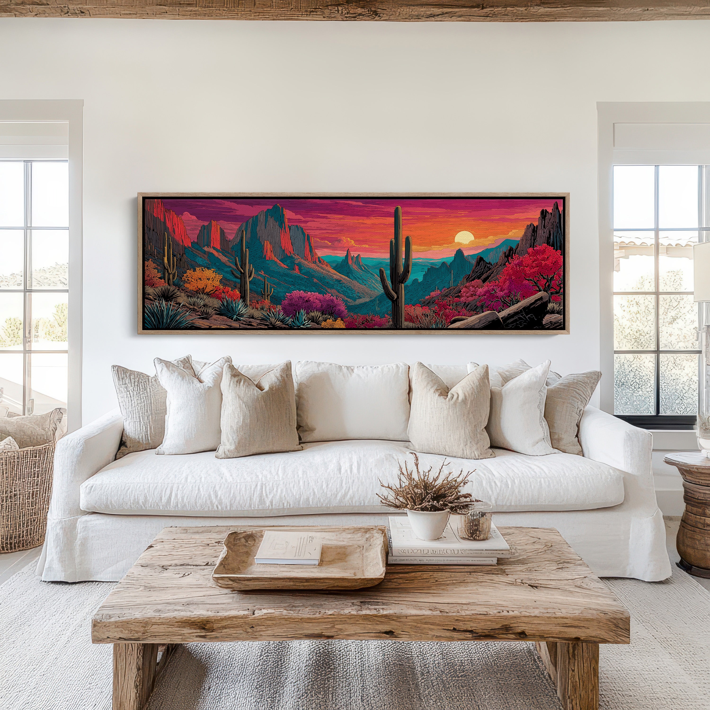 Desert Sunfall in Painted Canyons