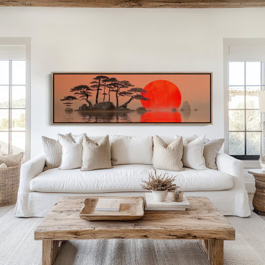 Red Sun Over Silent Pines