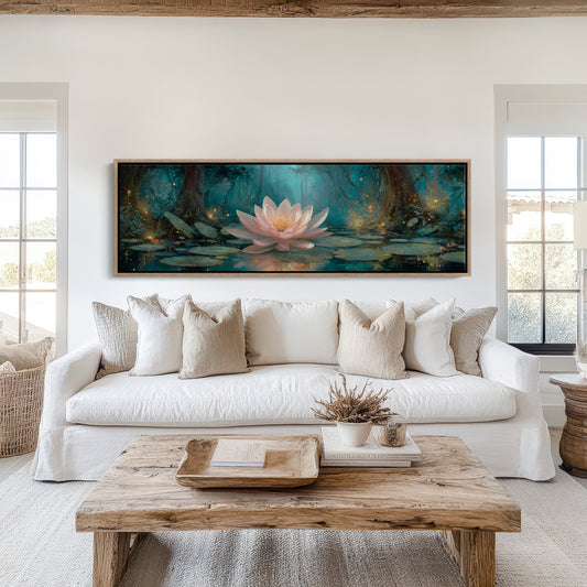 Enchanted Lotus Bloom by Firefly Light