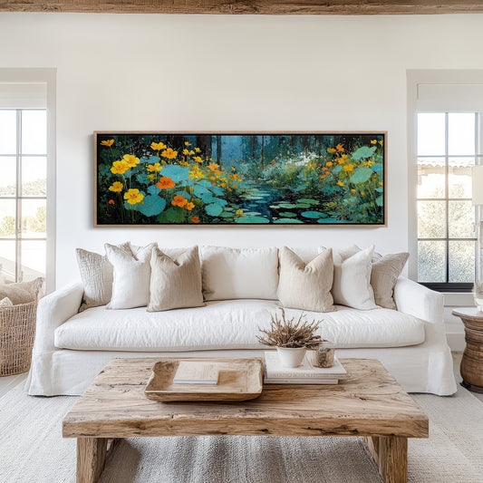 Where the Lilies Drift in Bloom