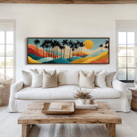Sunset Over Painted Palms