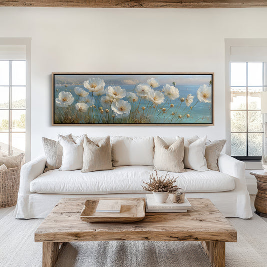 Coastal Breeze Among White Blossoms