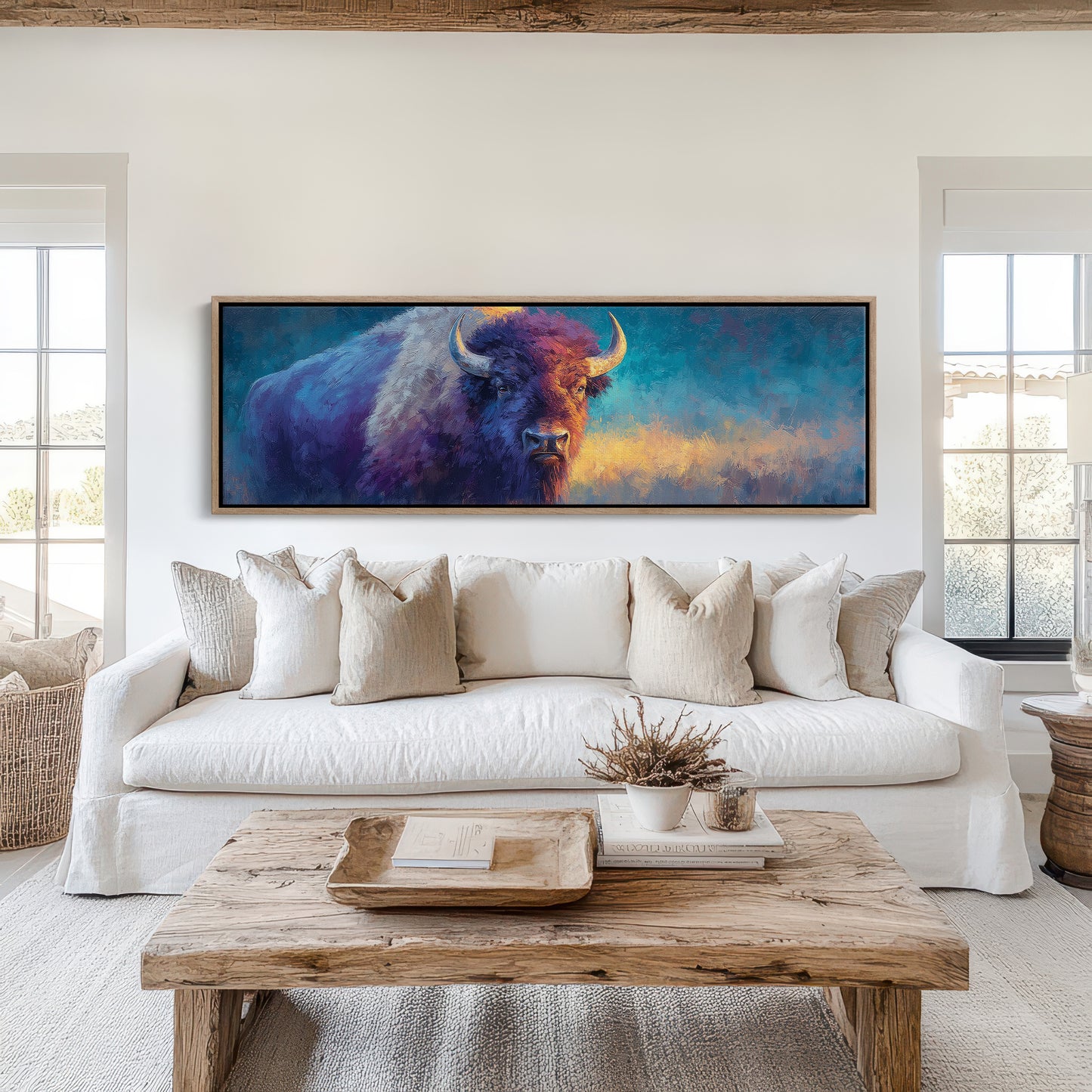 Bison in Painted Twilight