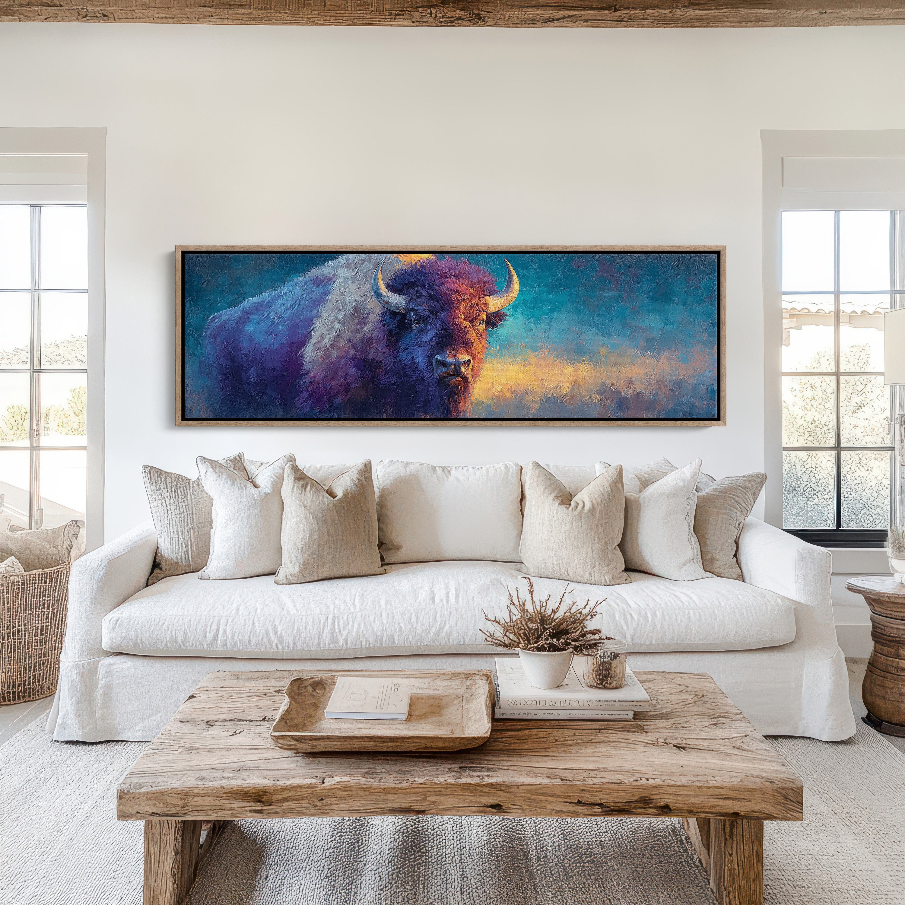 Bison in Painted Twilight