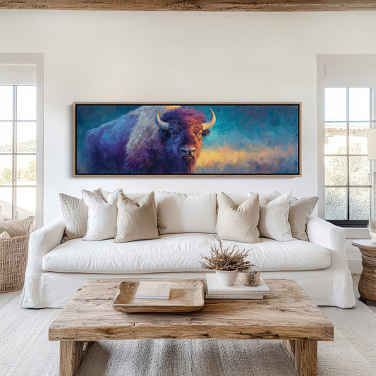 Bison in Painted Twilight