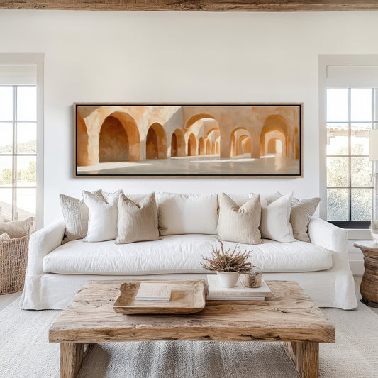 Sunlit Arches in Stillness