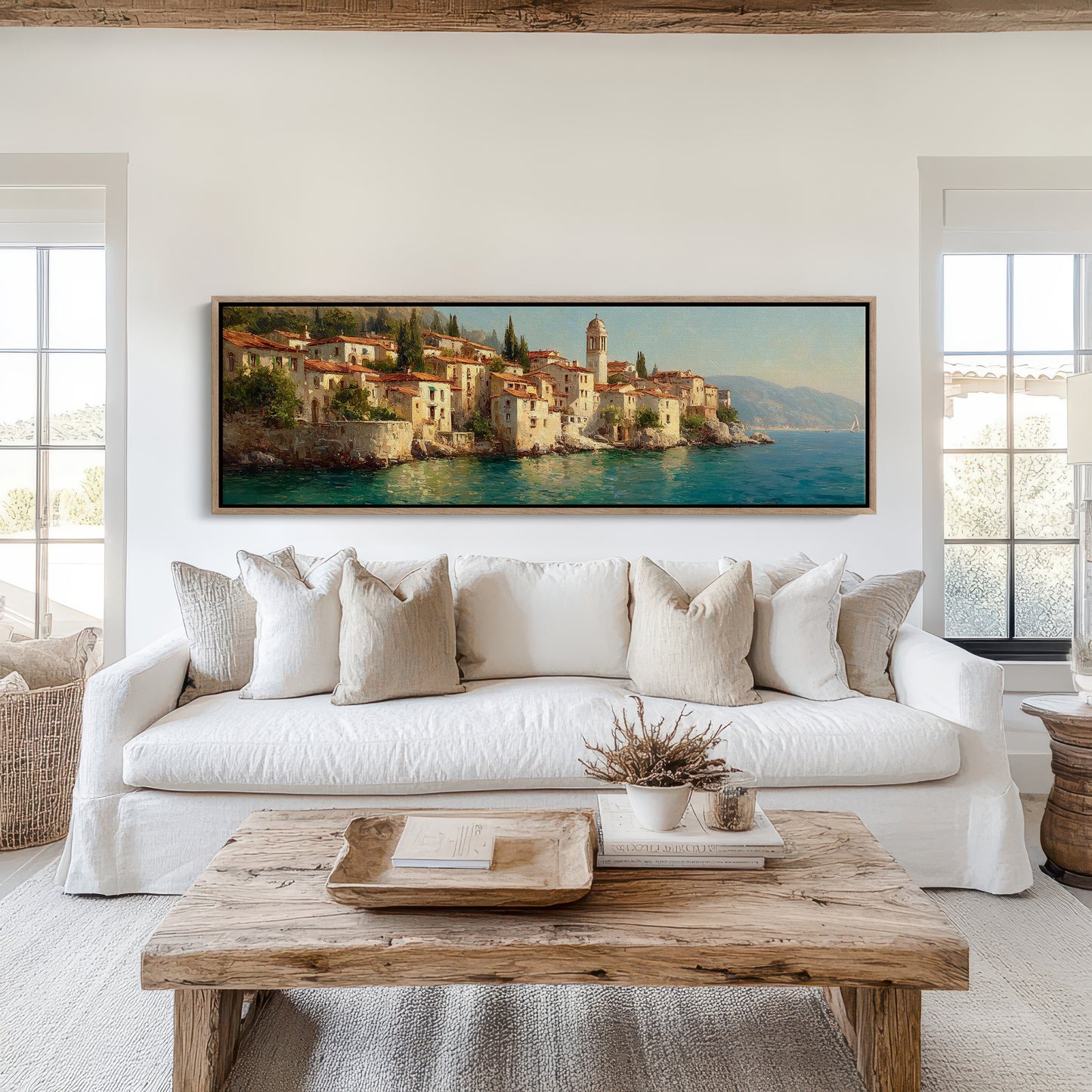 Sunlit Shores of the Old Village