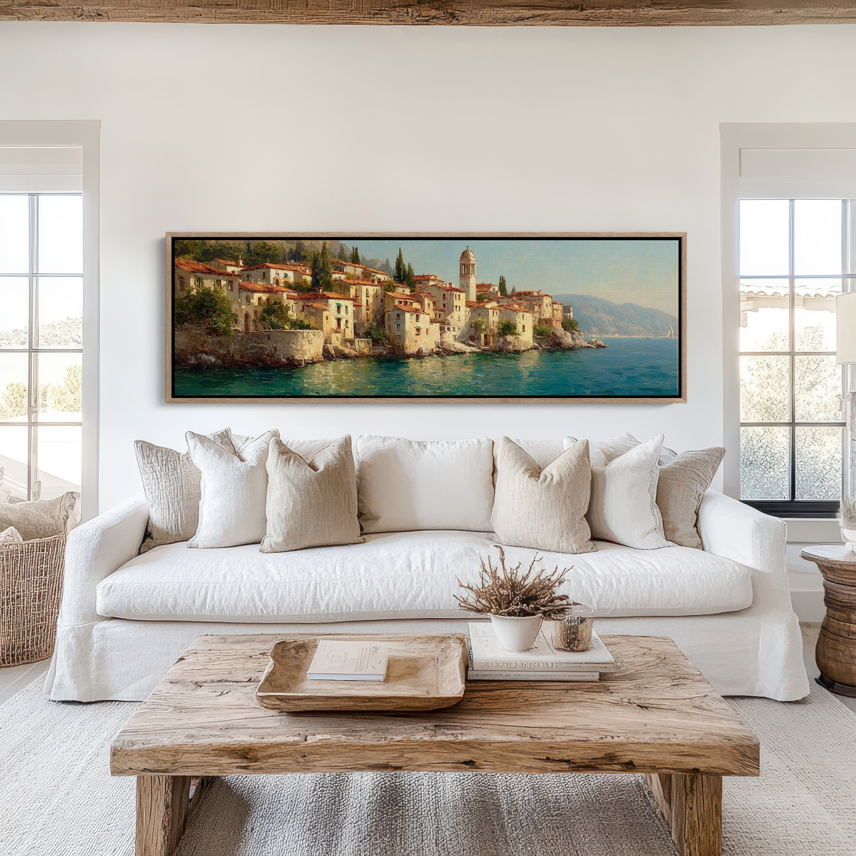 Sunlit Shores of the Old Village