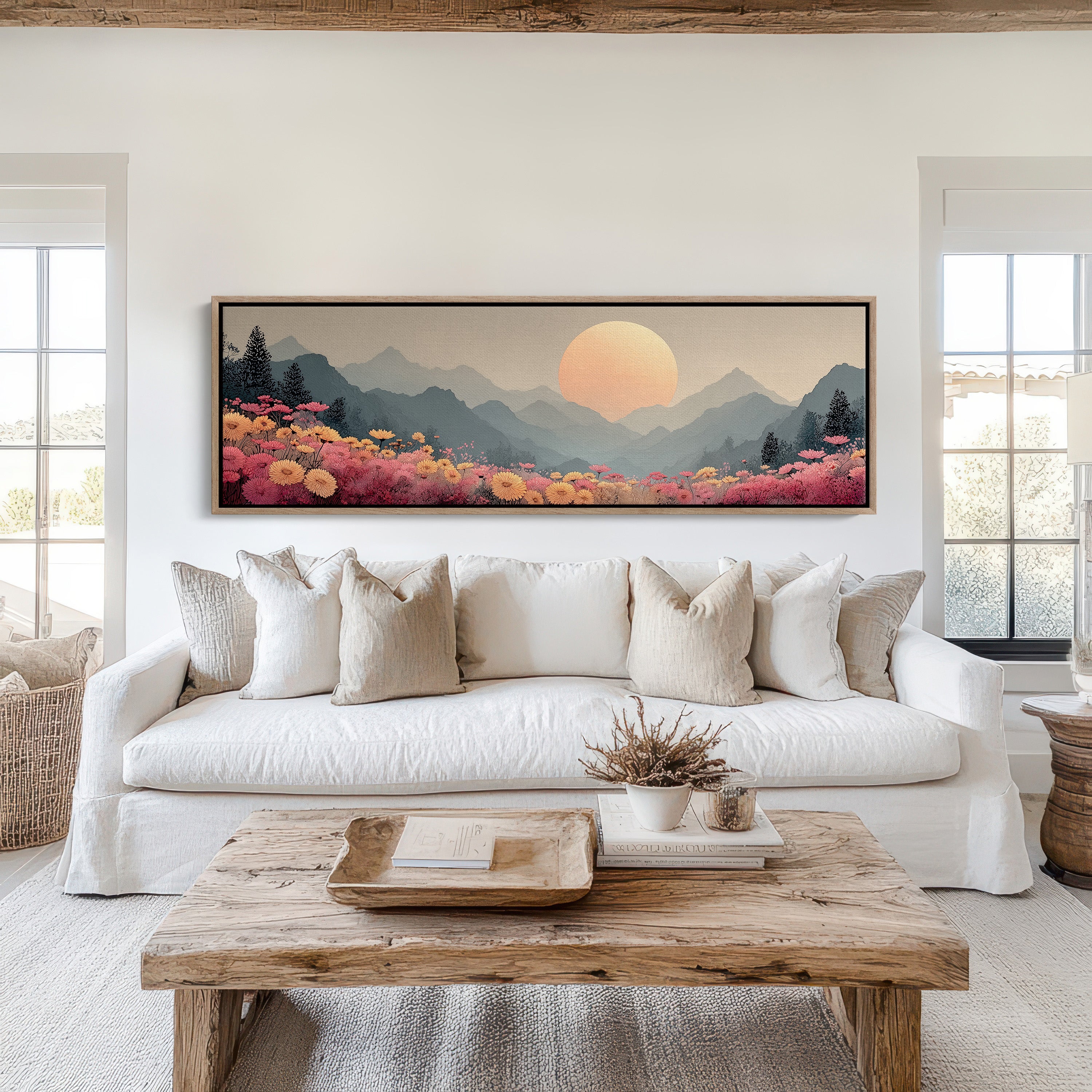 Sunrise Through the Blooming Valley