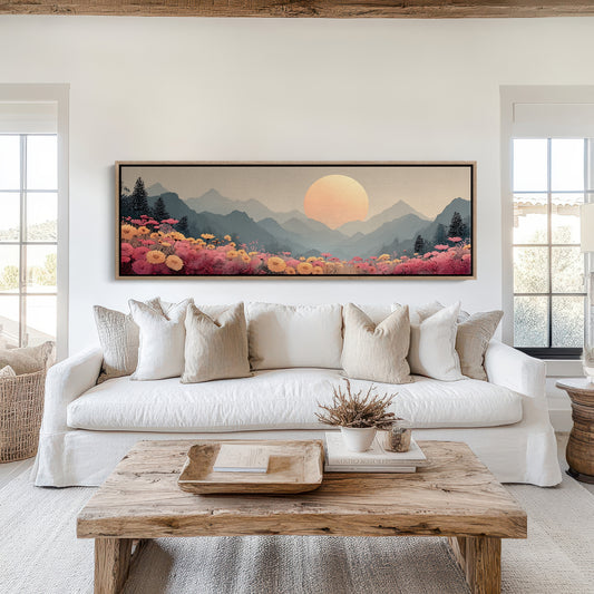 Sunrise Through the Blooming Valley