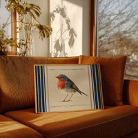 Robin Against the Linen Sky