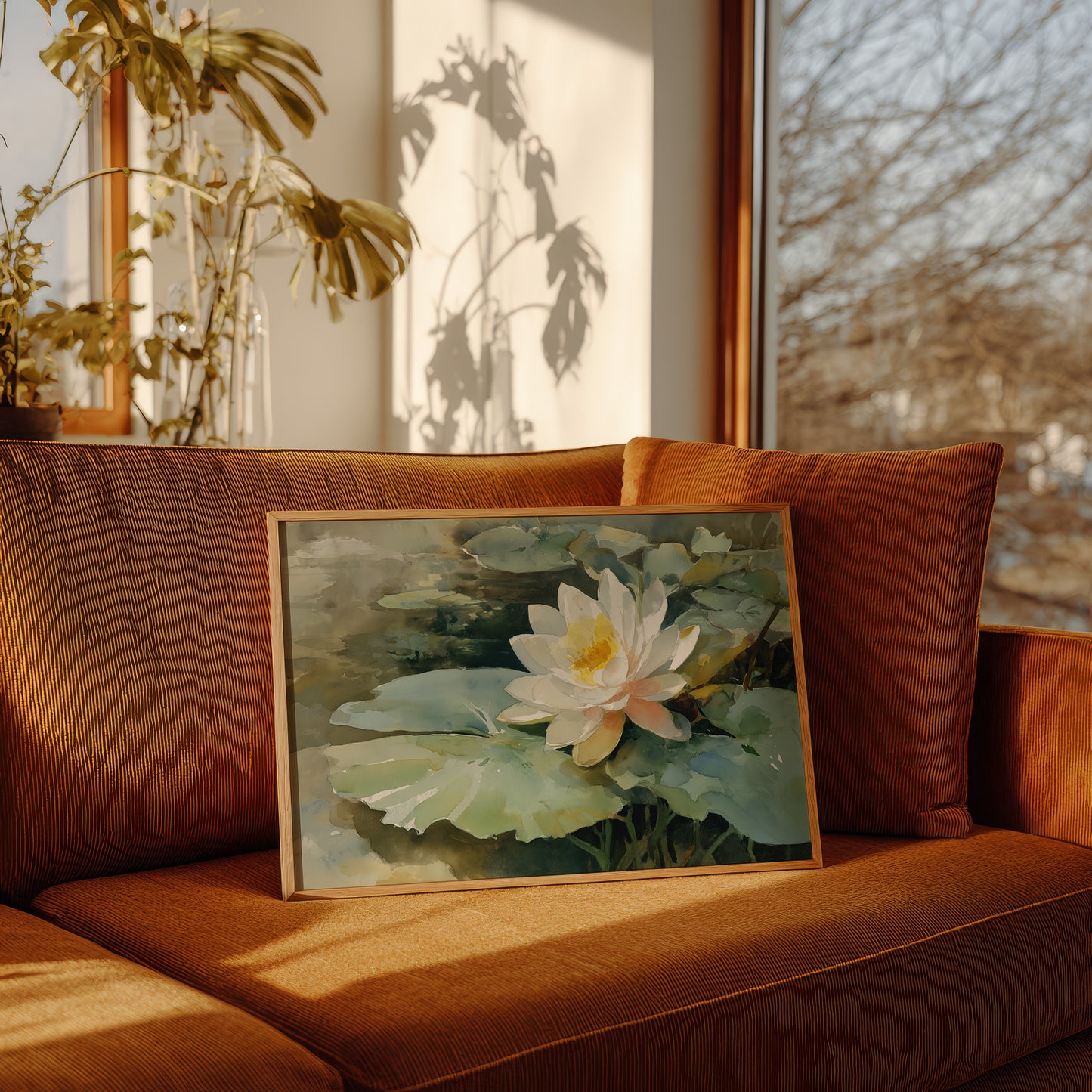 Stillness on the Lily Pond