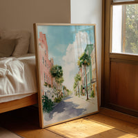 A Sunlit Street of Postcards