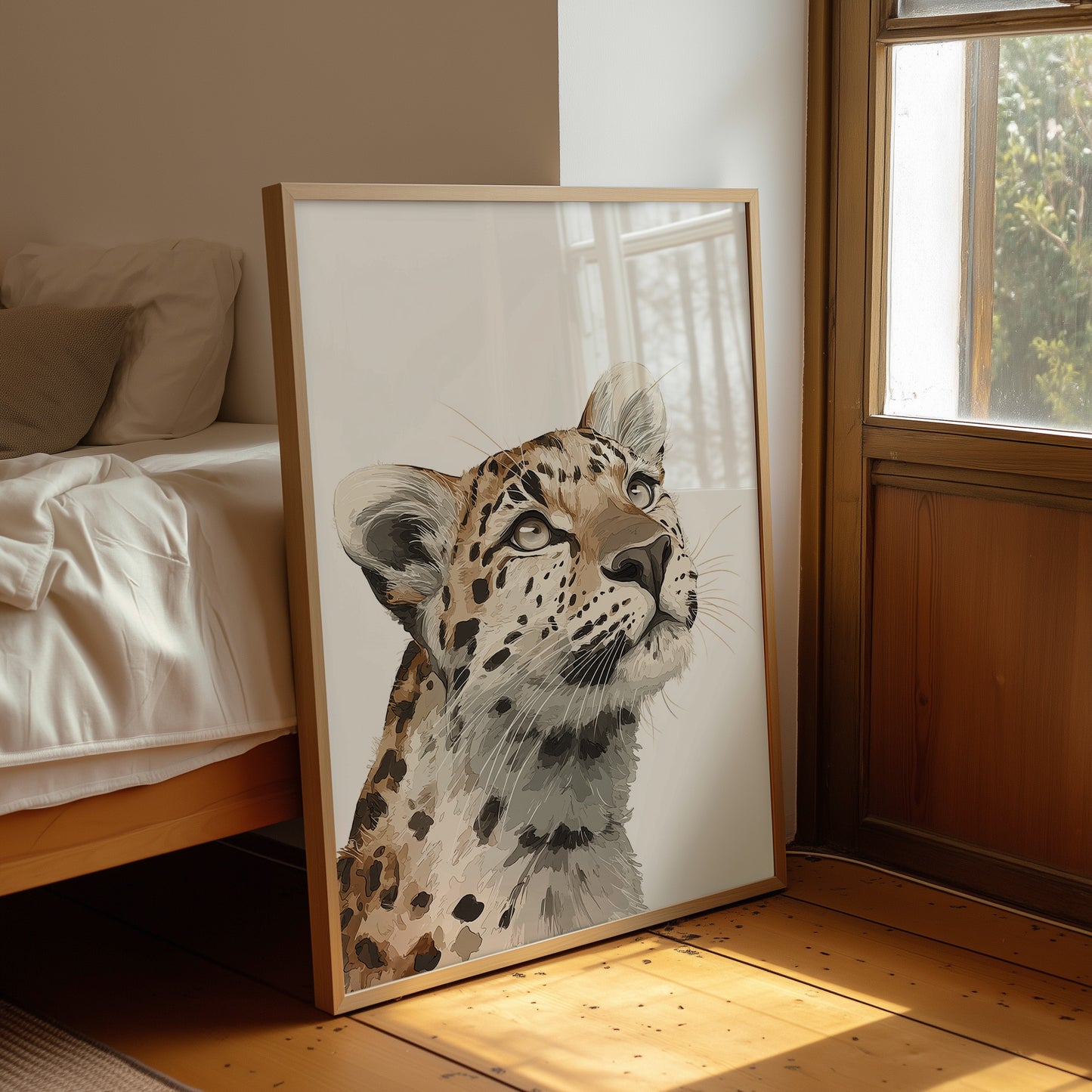 Leopard Looking Skyward