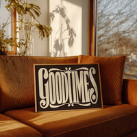 Good Times Vintage Typography