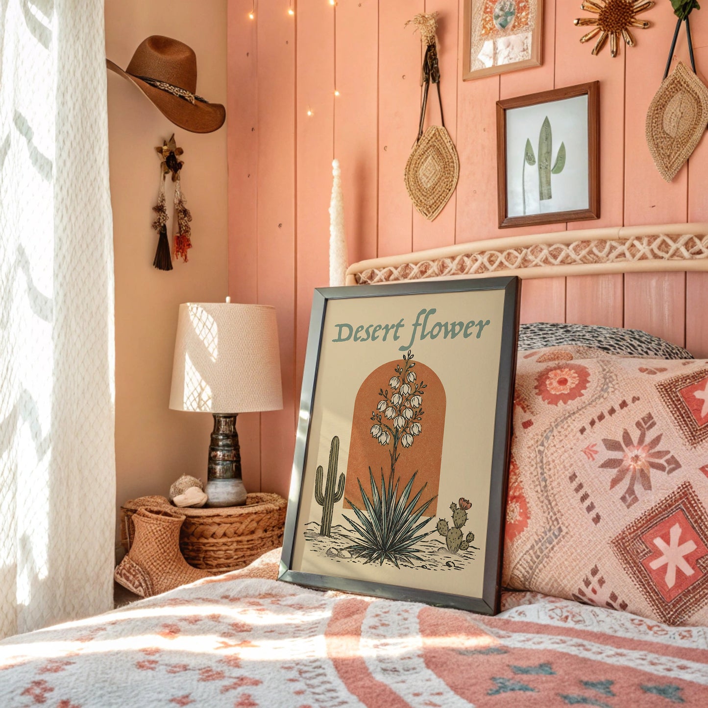 Desert Flower — Arched Yucca Botanical Print
