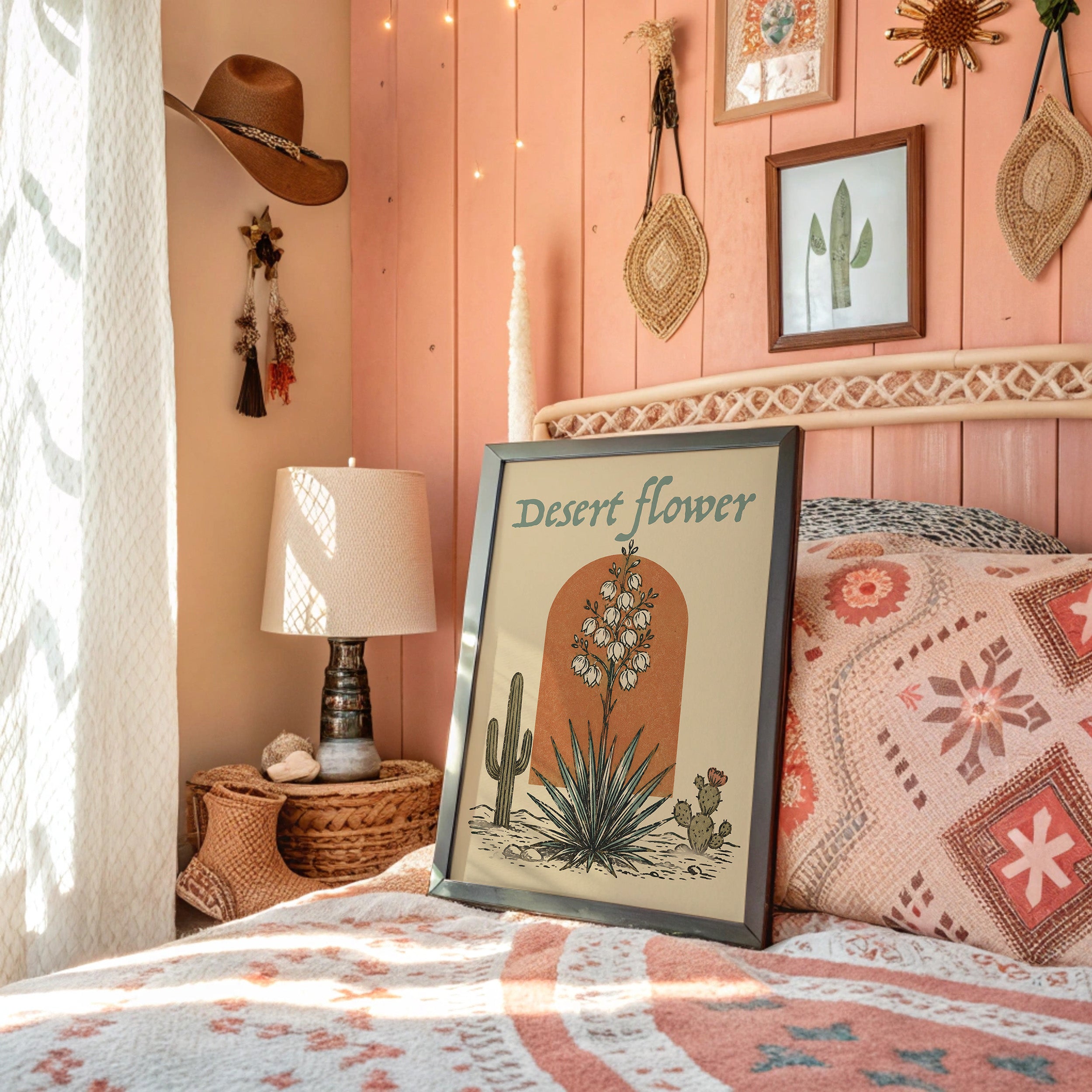 Desert Flower — Arched Yucca Botanical Print