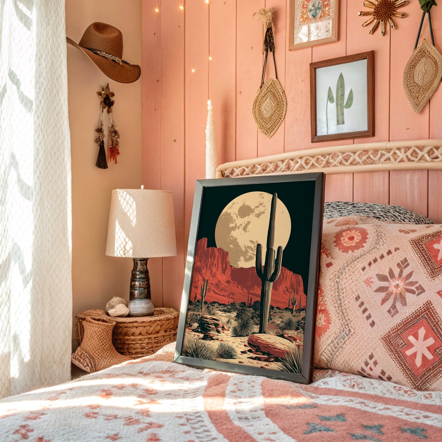 Desert Moon — Red Rock Valley Screenprint