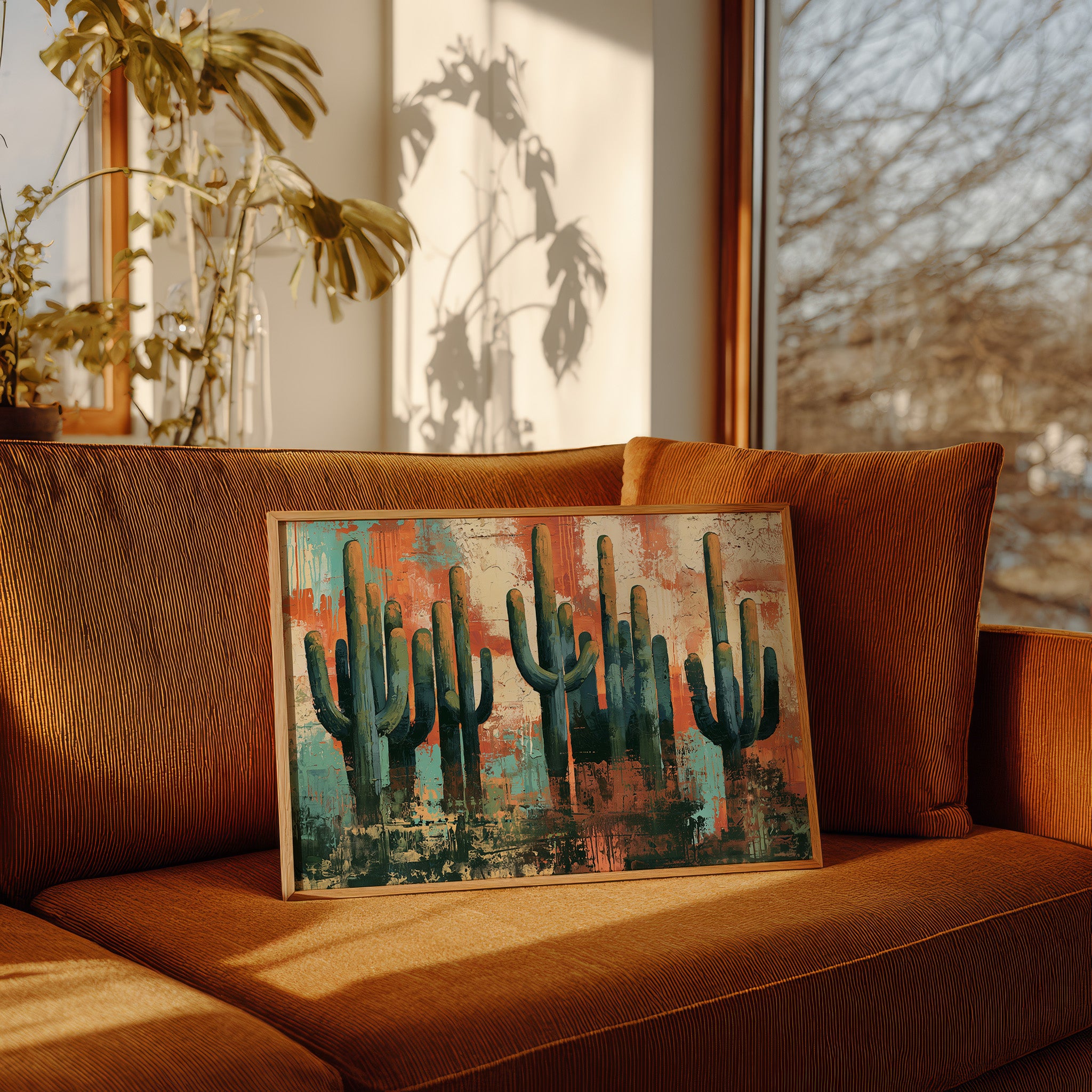 Saguaros At High Noon
