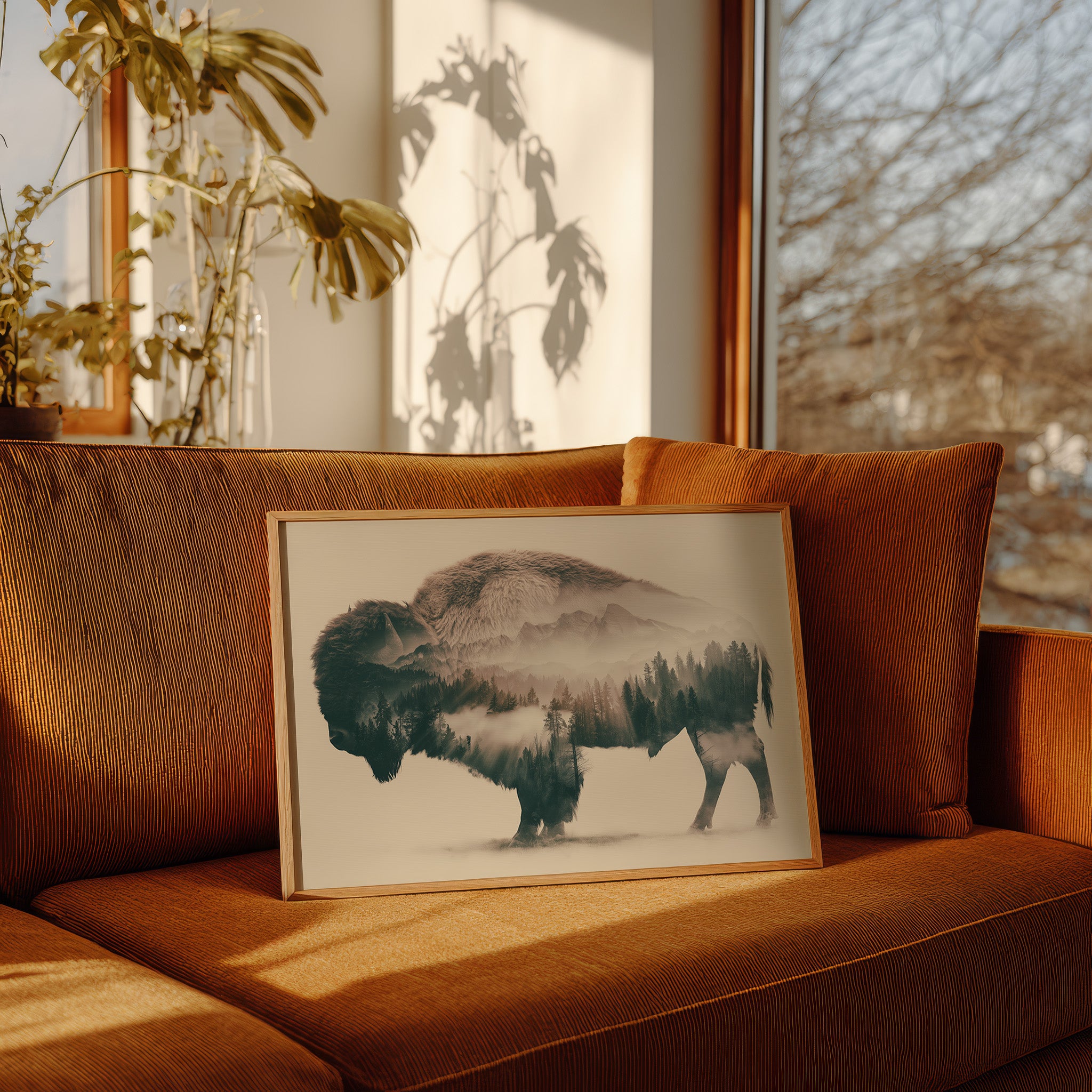 Bison Holds a Forest
