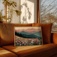 Coneflower Meadow Sunset