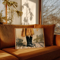 Marigold Skirt, Midnight Boots