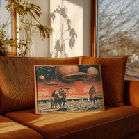 Cattle Drive Under Strange Skies