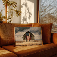 Old Glory in the Wheat Field