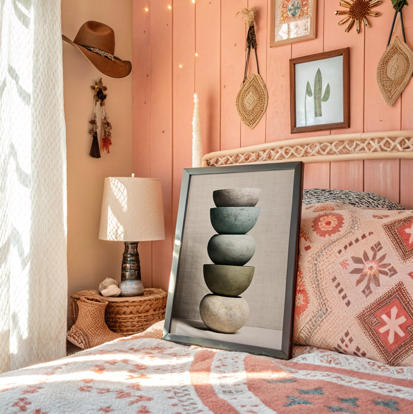 Stacked Stoneware: Linen and Sage