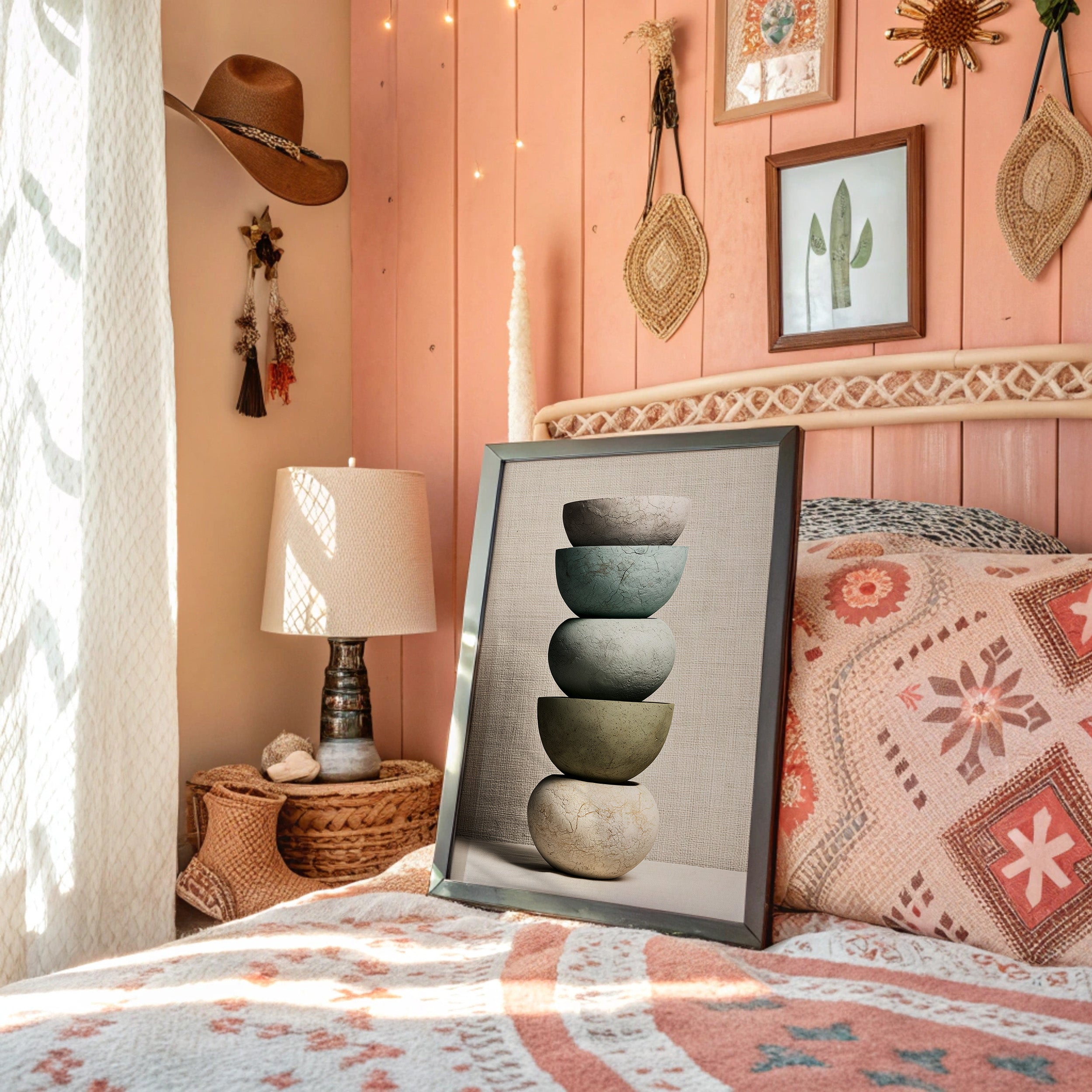 Stacked Stoneware: Linen and Sage