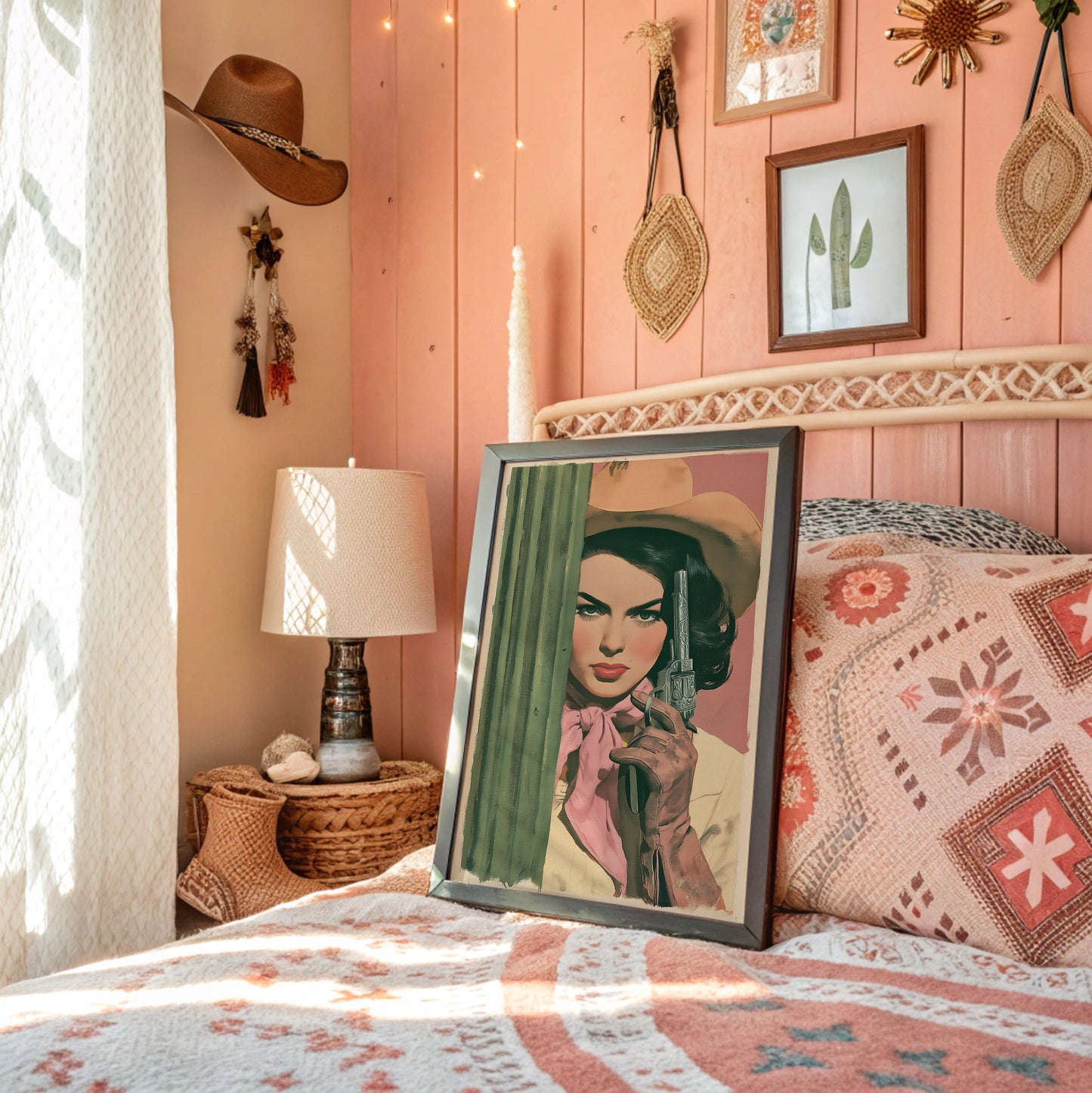 Cactus Cowgirl: The Painterly Standoff