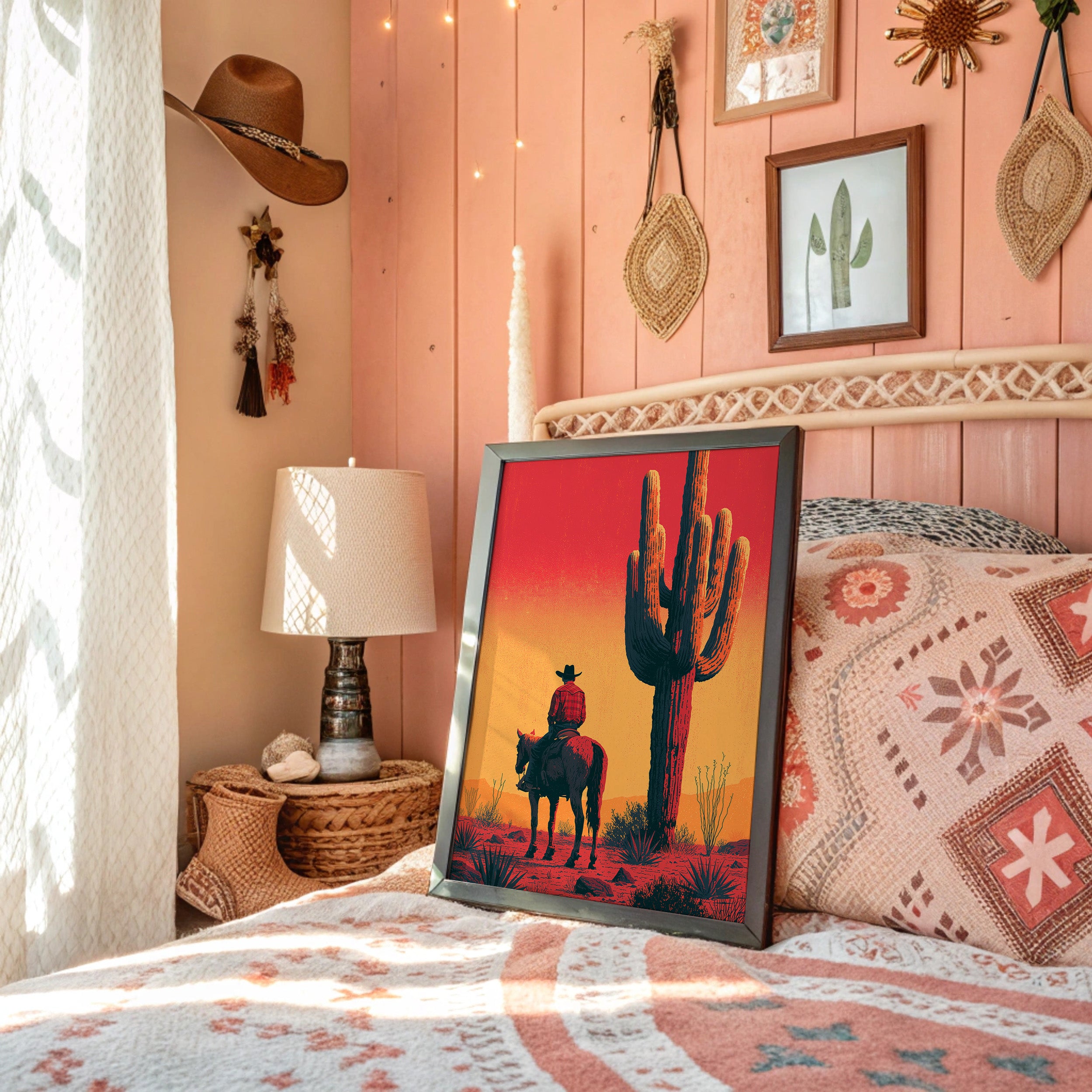 Cowboy's Watch: Desert Sunset Standoff
